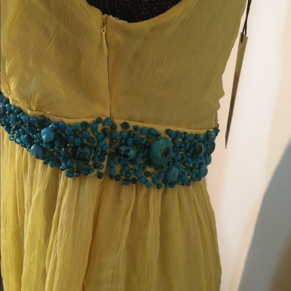 Turquoise stone maxi evening - Picture 3 of 6